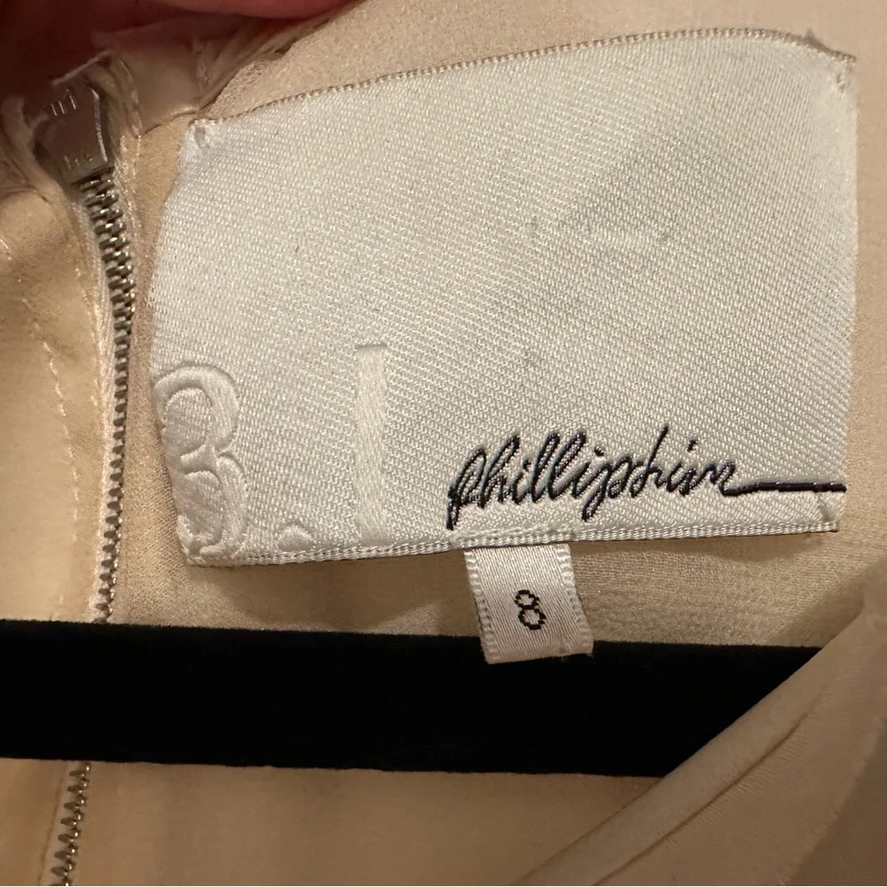 3.1 Phillip Lim cream & black silk mini dress with orange floral embroidery - 8 - Picture 11 of 12